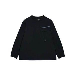 내셔널지오그래픽키즈 K251USW220 남여공용 베스트아이템 어드벤쳐 밑단 스트링 우븐 맨투맨 블랙 312045