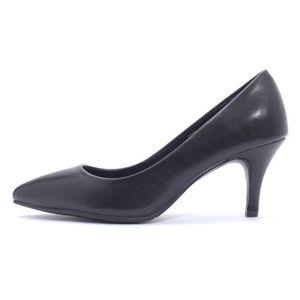 [갤러리아] 세라 여성 소가죽 기본 펌프스 정장구두 스틸레토힐 TJP20515 검정 7CM