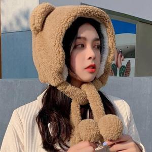[BZJL8HLR_4C]여성바라클라바 방한 후드 기모 후드