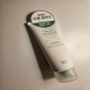 해피바스 마이크로 미셀라 솝베리 모이스춰 클렌징 폼 150g 2개