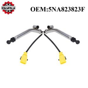 전면 에어백 1세트 보넷 OEM 좌우 용 후드 힌지 차량 액티베이터 5NA823823E 티구안 폭스바겐 세트 호환 액추에이터 2016 5NA823823F