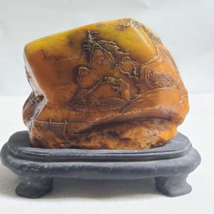 산수문 옥쇄 옥도장 높이12cm무게912g 단초마을 골동품/앤틱/수집품