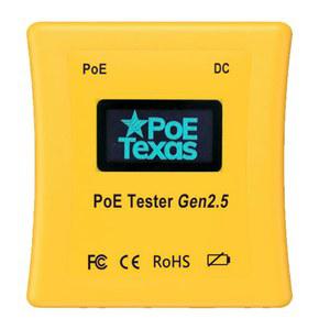 PoE Tester Gen 2.5 by Texas - 네트워크 케이블의 전압, 전류 및 전력 소비를 결정하는 Power Over Ethernet 테스터 식별 연결 문제 해결, 배터리 필요 없음