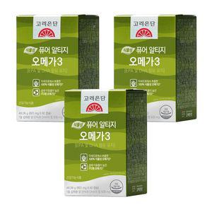 고려은단 식물성 퓨어 알티지 오메가3 801mg 60캡슐 3박스