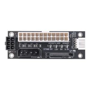 4 in 1 Molex 4Pin/SATA/ATX 6Pin/4Pin 듀얼 PSU 다중 전원 공급 장치 어댑터 동기식 보드 LED가 있는 추