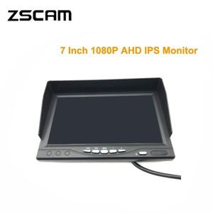 미니 CCTV 보안 보호 IPS 모니터, DVR 감시 비디오 녹음기, AHD, TVI, CVI 카메라용, 2 분할 화면, 1024*60