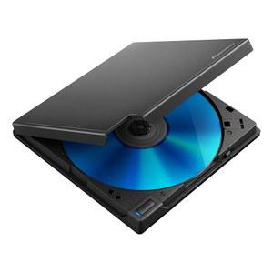 파이오니어 외장 블루레이 드라이브 BDR-XD08B USB 3.2 Gen1 (USB 타입-C) / 2.0 슬림 휴대용 BD/DVD/CD 라이터 블랙