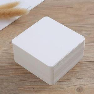 무지 드로잉카드종이 종이카드 100매 6x6cm