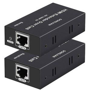 HDCP 지원 /6 수신기 /7 1080P OVER 4A 싱글 EXTENDER EDID 송신기 1 HDMI 196피트 중계기 CAT5E 3D 발룬