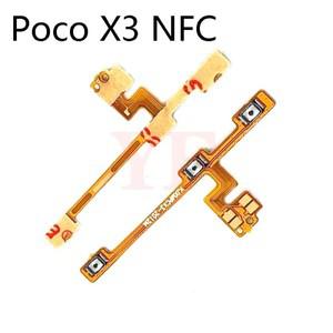 Xiaomi Poco X3 / NFC Pro GT 전원 버튼 켜기 끄기 볼륨 스위치 커넥터 플렉스 케이블