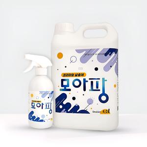 모아팡 가정용 만능 살충제 개미 거미 지네 파리 모기 진드기 바퀴벌레 캠핑 필수품 4L+500ml+깔때기 