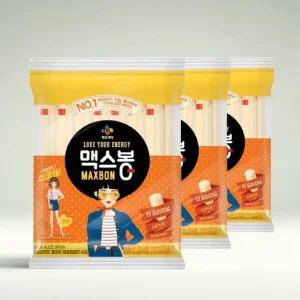 맥스봉 오리지널 455g x3개 소시지 간식