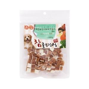 참좋은간식 펫더맨 추천 치킨 연어 호박 큐브 애완용품