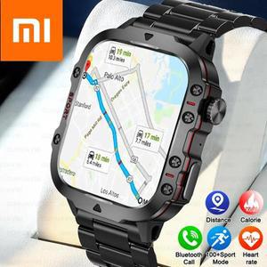 샤오미 견고한 군용 GPS 스마트 워치 남성용 AMOLED HD 스크린 블루투스 스마트워치 신제품