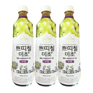 CJ제일제당 쁘띠첼 미초 청포도 900ml x 3개