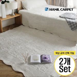 [1+1] 클로리스 밍크 극세사 카페트 스프레드 160x210