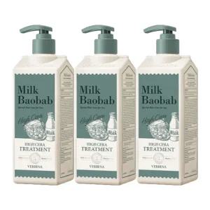 [유통기한 임박] 밀크바오밥 하이세라 트리트먼트 버베나, 500ml, 3개