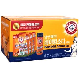 암앤해머 베이킹소다 2.1kg 3개 + 400g 세척 탈취 코스트코