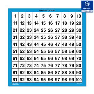 [러닝리소스] LER0375-1 1-100숫자판(코팅지) 수세기판