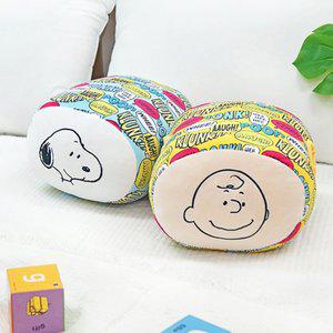 [더와이]스누피 찰리패턴 낮잠 쿠션 꿀잠 애착 인형
