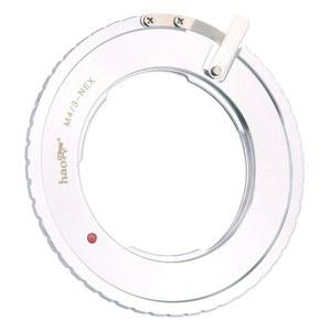 HAOGE MANUAL LENS MOUNT ADAPTER FOR OLYMPUS PANASONIC MFT M4 /3 M43 TO 소니 호환 E NEX CAMERA AS A3000 A3500 A5000 A5100 A6000 A6400 A6500 A7 A7R A7S A7II A7RII A7SII A7III A7RIII A9 VG30 FS700 FS7