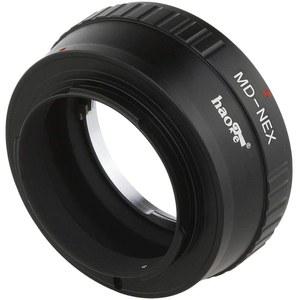 HAOGE LENS MOUNT ADAPTER FOR MINOLTA ROKKOR MD MC TO 소니 호환 E NEX CAMERA SUCH AS A3000 A3500 A5000 A5100 A6000 A6400 A6500 A7 A7R A7S A7II A7RII A7SII A7III A7RIII A9 VG20 VG30 FS700 FS7 FS5