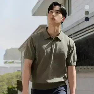 [아이더] 남성 아쿠아 반팔 스웨터_DMM23264