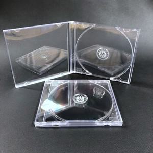 가정용 반투명 CD 보호 케이스 먼지 긁힘 디스크 상자 빈 단일 패키지