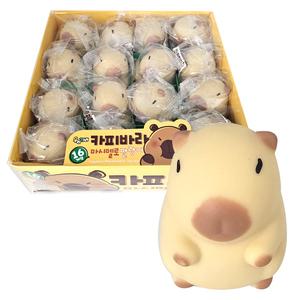 카피바라 마시멜로 말랑이 1갑(16개입) 스퀴시 스트레스볼 촉감놀이 몰랑이 주물럭