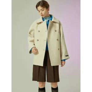 CC콜렉트 씨씨콜렉트 캐시미어 블렌드 트윌 하프코트 C234MSG162 267484