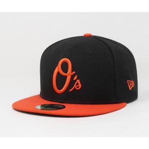 뉴에라 [슈즈네][정품] MLB 어센틱 볼티모어 오리올스 얼트 야구모자 사이즈캡 메이저리그 선수모자 5950-오리올스-17ALT