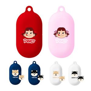 [유니커블]갤럭시버즈 케이스/1세대 2세대 버즈플러스/정품 에구시바 페코짱 캐릭터 실리콘 슬림핏 무선...