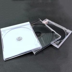 가정용 반투명 CD 보호 케이스 먼지 긁힘 디스크 상자 표준 단일 DVD