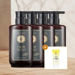 [댕기머리] 기골드 샴푸 500ml 4개+스킨 핏 선크림 50ml 증정
