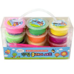 세트 꾸밈 점토놀이 꾸미기점토세트 12색점토놀이