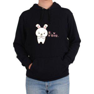후드티 토끼 고백 화이트래빗 러브그림 다양한 색상 사이즈