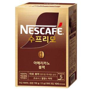 네스카페 수프리모 아메리카노 블랙 100스틱