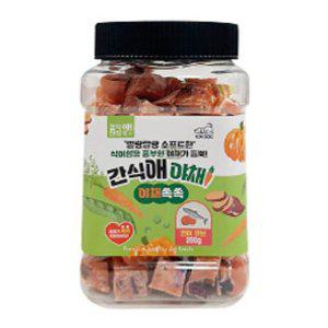 소프트 연어큐브 강아지간식 통간식 200g 간식애야채