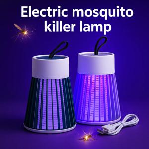 모기 킬러 램프, 전기 충격 곤충 재퍼 USB, 침실 야외 사용, 나방 벌 파리용 투인원 버그 트랩, 휴대용
