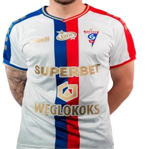 24/25 Gornik Zabrze 홈 유니폼 남성용 통기성 티셔츠 Gornik Zabrze Away Jerseys 축구 훈련 스포츠 티셔츠 탑