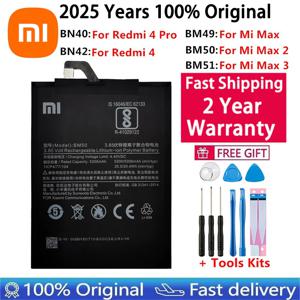 BM49 BM50 BM51 BM3B BM22 BM3K 배터리 Xiaomi Mi 5 M5 Max Mix 2 3 2S Max 1 Max 2 3 Mix2 교체 Bateria 전화 배터리
