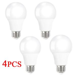 냉온 백색 LED 전구 실내 조명, E27 E14 LED 램프, AC220V SMD2835, 3W, 6W, 9W, 12W, 15W, 18W, 20W, 4 개
