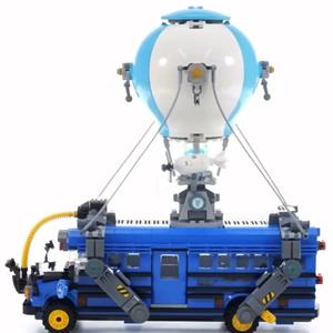 MOC 954pcs 전투 모델 버스 빌딩 블록 벽돌 세트 교육 크리스마스 생일 파티 축제 선물
