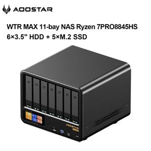 AOOSTAR WTR MAX NAS 미니 PC AMD Ryzen 7 PRO 8845HS 6×3.5