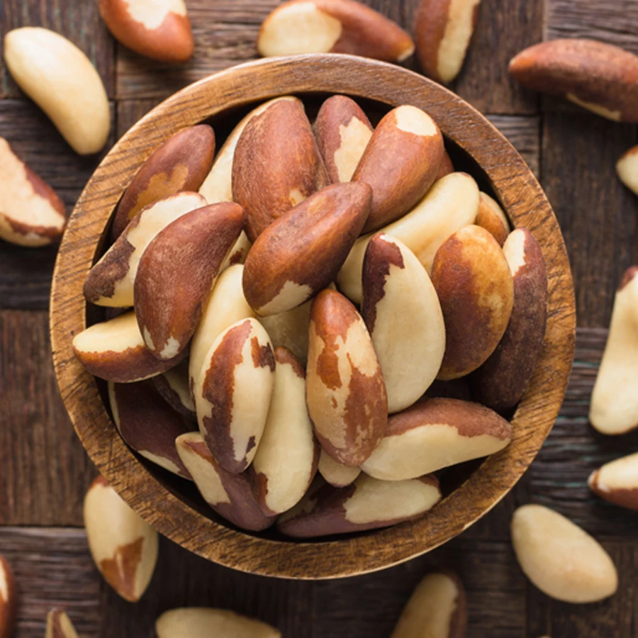 브라질너트 세척하고 갓 구운 450g 영양간식 고소한 무염