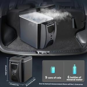차량용 미니 냉장고, 휴대용 냉동고, 12V DC 냉장고, 플러그 인 쿨러, 과일용 6L 열전 냉각기