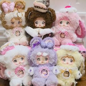 노미 & 암슬즈 스윗하트 바이트 시리즈 플러시 비닐 블라인드 박스 토이 노미 V7 미스터리 박스 인형 비닐 모델 소프트 펜던트 트렌디 플레이
