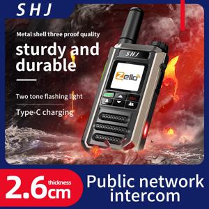 ​ 안드로이드 8.1 |   금속 본체 젤로 4G POC 무전기 ​   - 100Mi 범위, SIM/WiFi/Bluetooth, 전문 무전기
