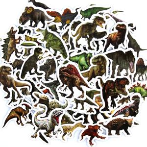10/50/100pcs 재미 있은 공룡 스티커 만화 데칼 장난감 편지지 기타 전화 자전거 노트북 수하물 자동차 낙서 어린이 스티커