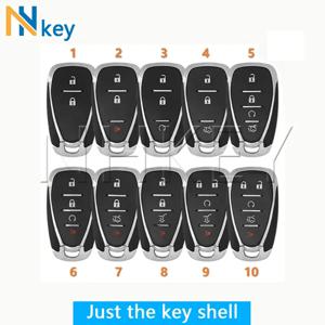 Chevrolet Cruze Malibu Camaro Equinox 스마트 키 Fob 바디 하우징 2/3/4/5 버튼 용 NH KEY 원격 자동차 키 쉘 교체